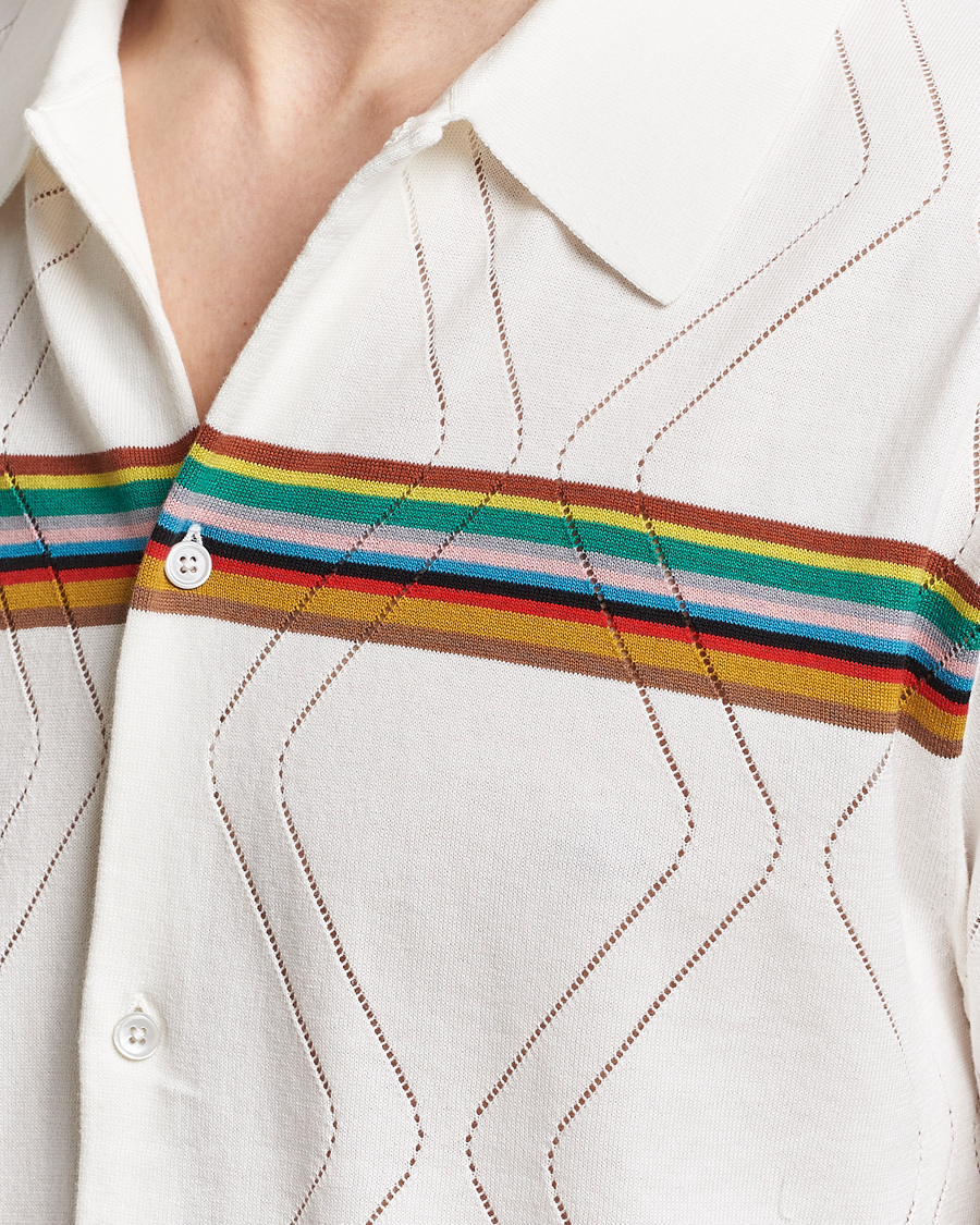 Herren | Hemden | Paul Smith | Cotton Knitted Short Sleeve Shirt White