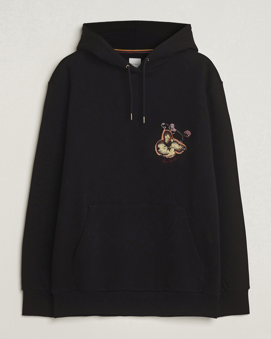 Herren | Pullover | Paul Smith | Printed Orchid Hoodie Black