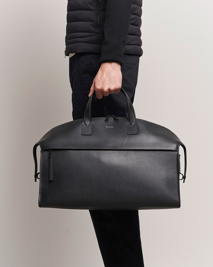 Men |  | Paul Smith | Leather Holdall Black