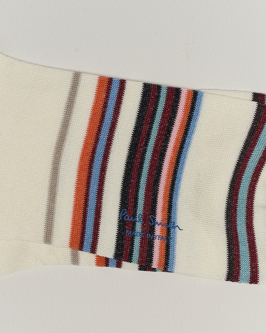Herr | Underkläder | Paul Smith | Flavio Signature Stripe Socks White