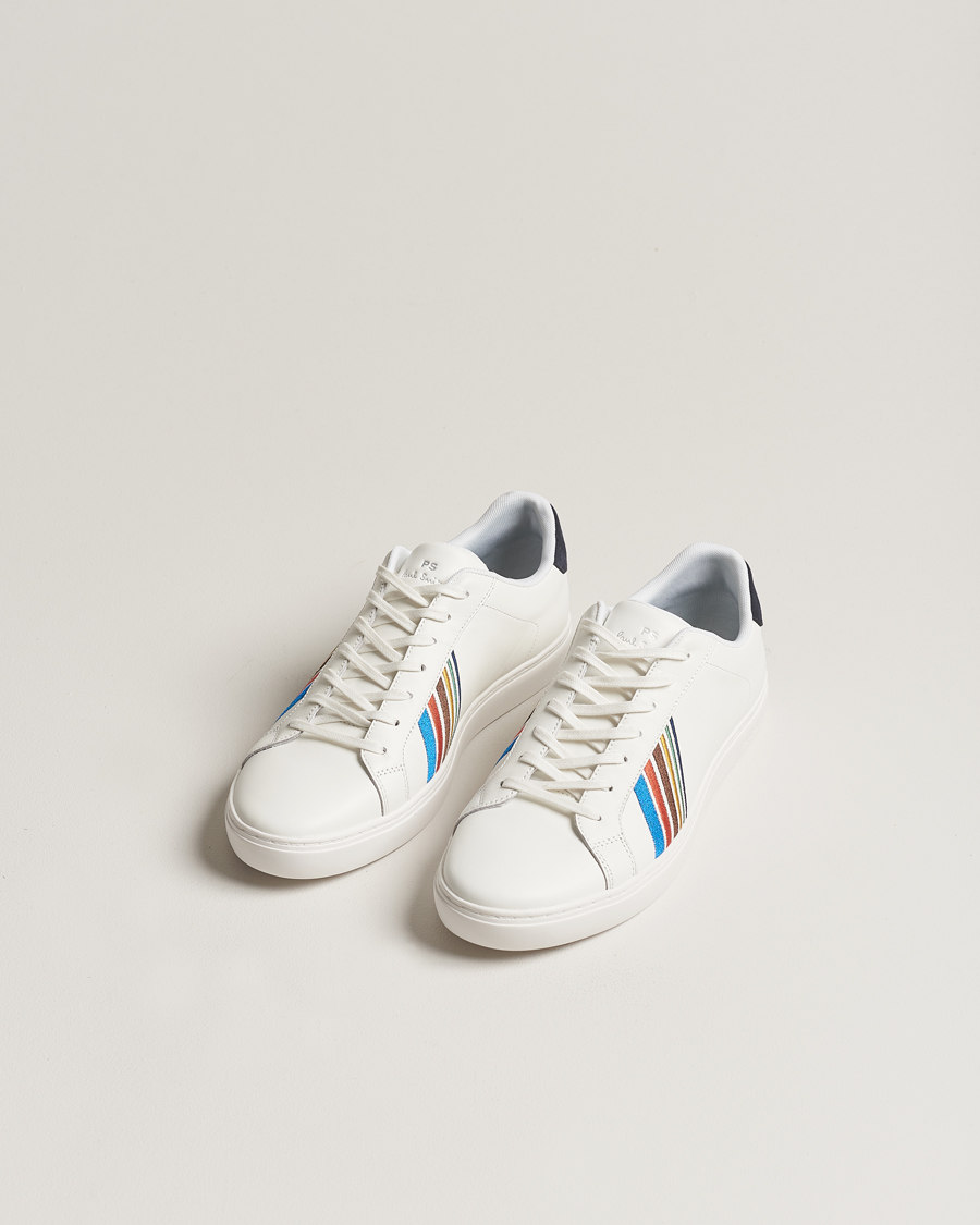 Herren | Paul Smith | PS Paul Smith | Rex Embroidery Leather Sneaker White