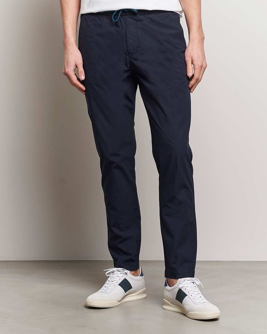 Herren | PS Paul Smith | PS Paul Smith | Cotton Drawstring Trousers Navy