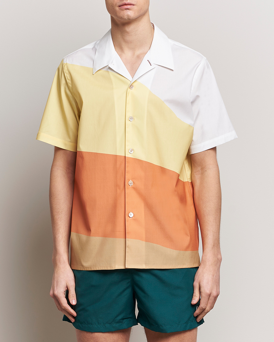 Herren | PS Paul Smith | PS Paul Smith | Blocksstriped Resort Short Sleeve Shirt Multi