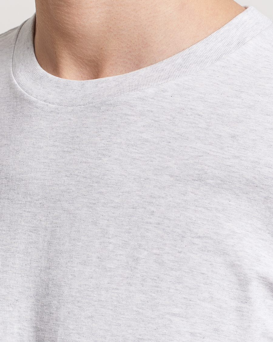 Herren | T-Shirts | Bread & Boxers | Crew Neck Regular T-Shirt Light Grey Melange