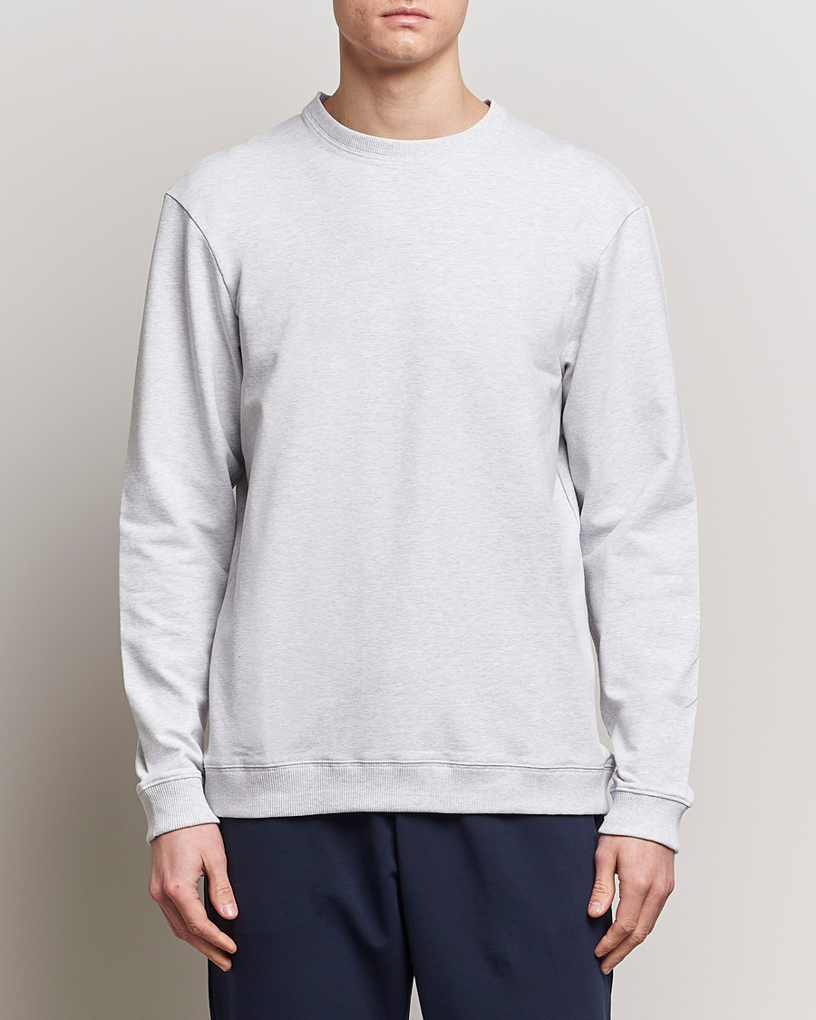 Herren | Bread & Boxers | Bread & Boxers | Loungewear Crew Neck Sweatshirt Light Grey Melange