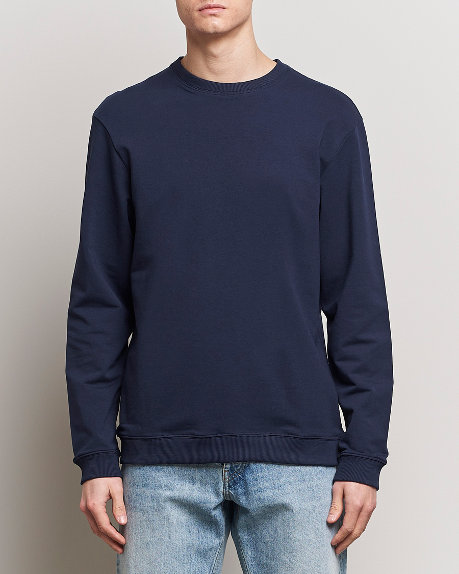 Herren | Bread & Boxers | Bread & Boxers | Loungewear Crew Neck Sweatshirt Navy Blue