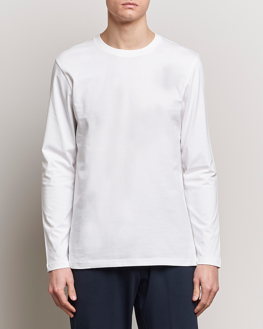 Herren | T-Shirts | Bread & Boxers | Long Sleeve T-Shirt White