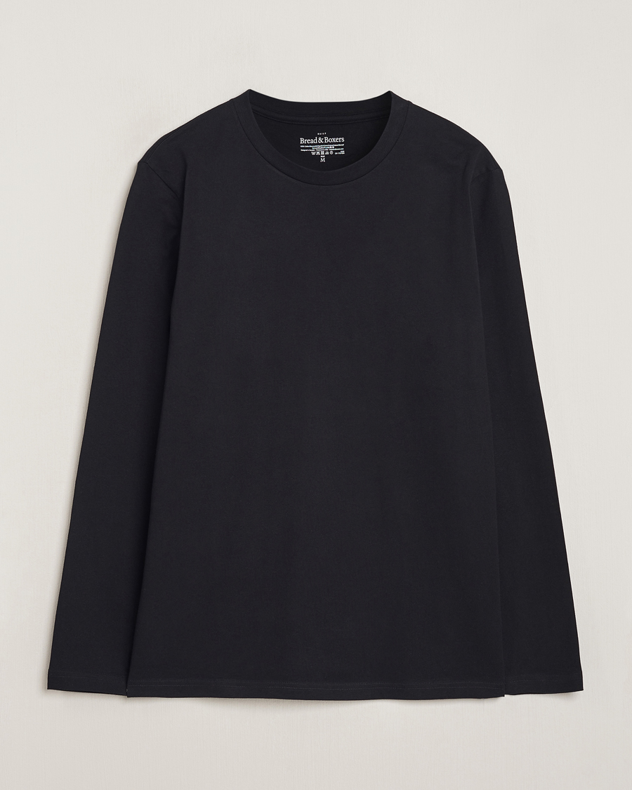 Herren | T-Shirts | Bread & Boxers | Long Sleeve T-Shirt Black