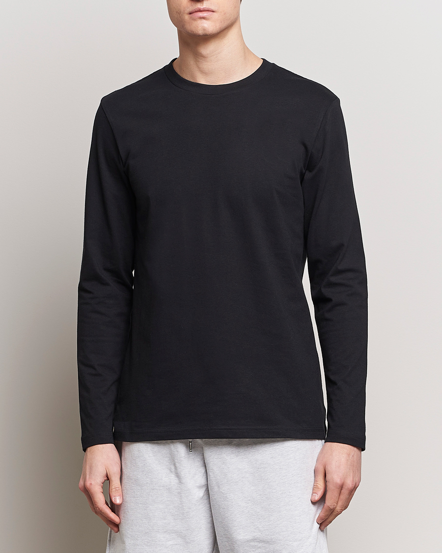 Herren | Bread & Boxers | Bread & Boxers | Long Sleeve T-Shirt Black