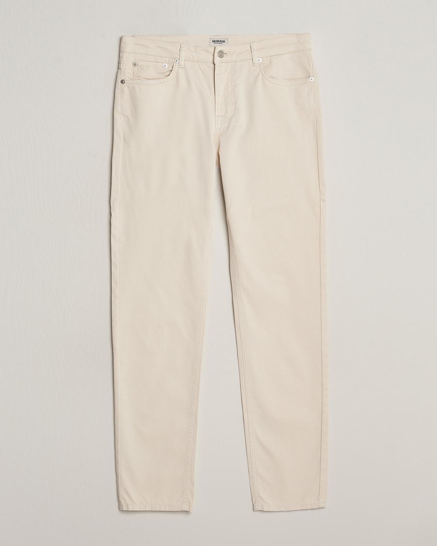 Herren | Hosen | Morris | James Structured 5-Pocket Trousers Off White