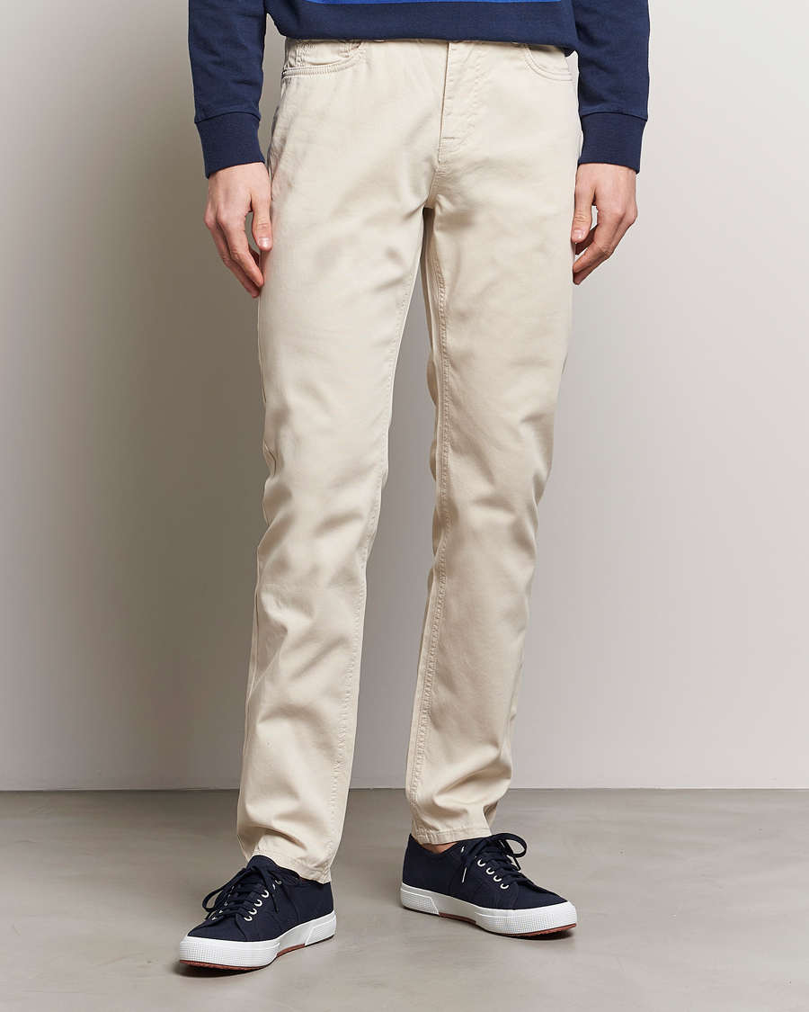 Herren | Kategorie | Morris | James Structured 5-Pocket Trousers Off White