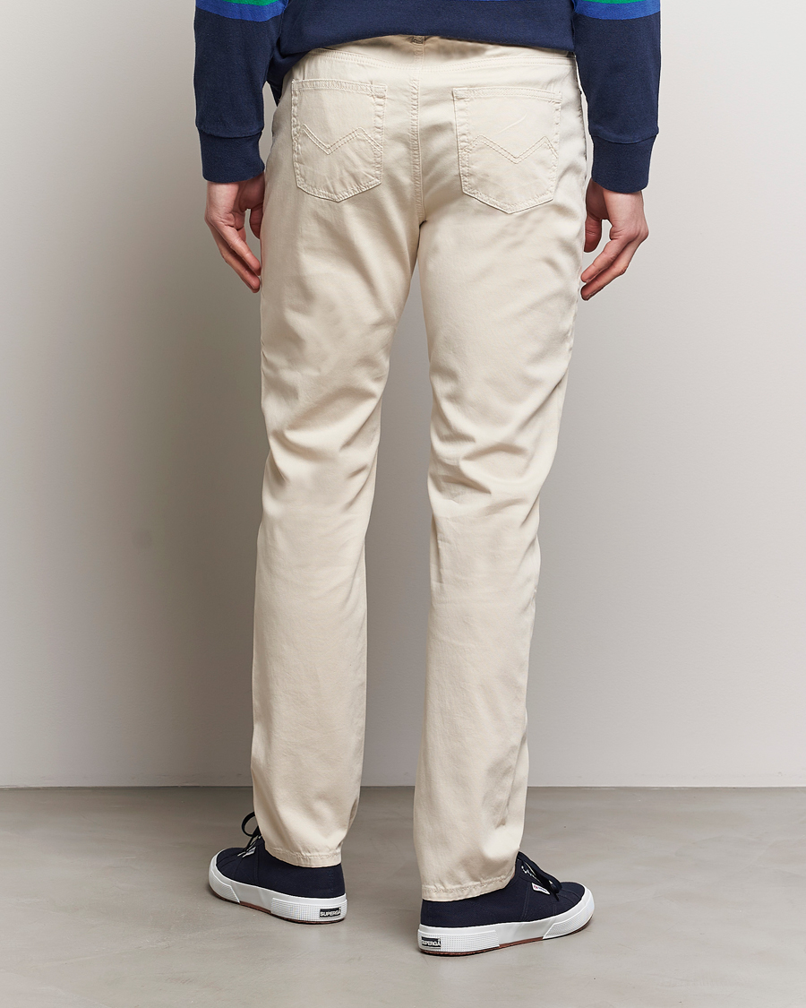 Herren | Hosen | Morris | James Structured 5-Pocket Trousers Off White