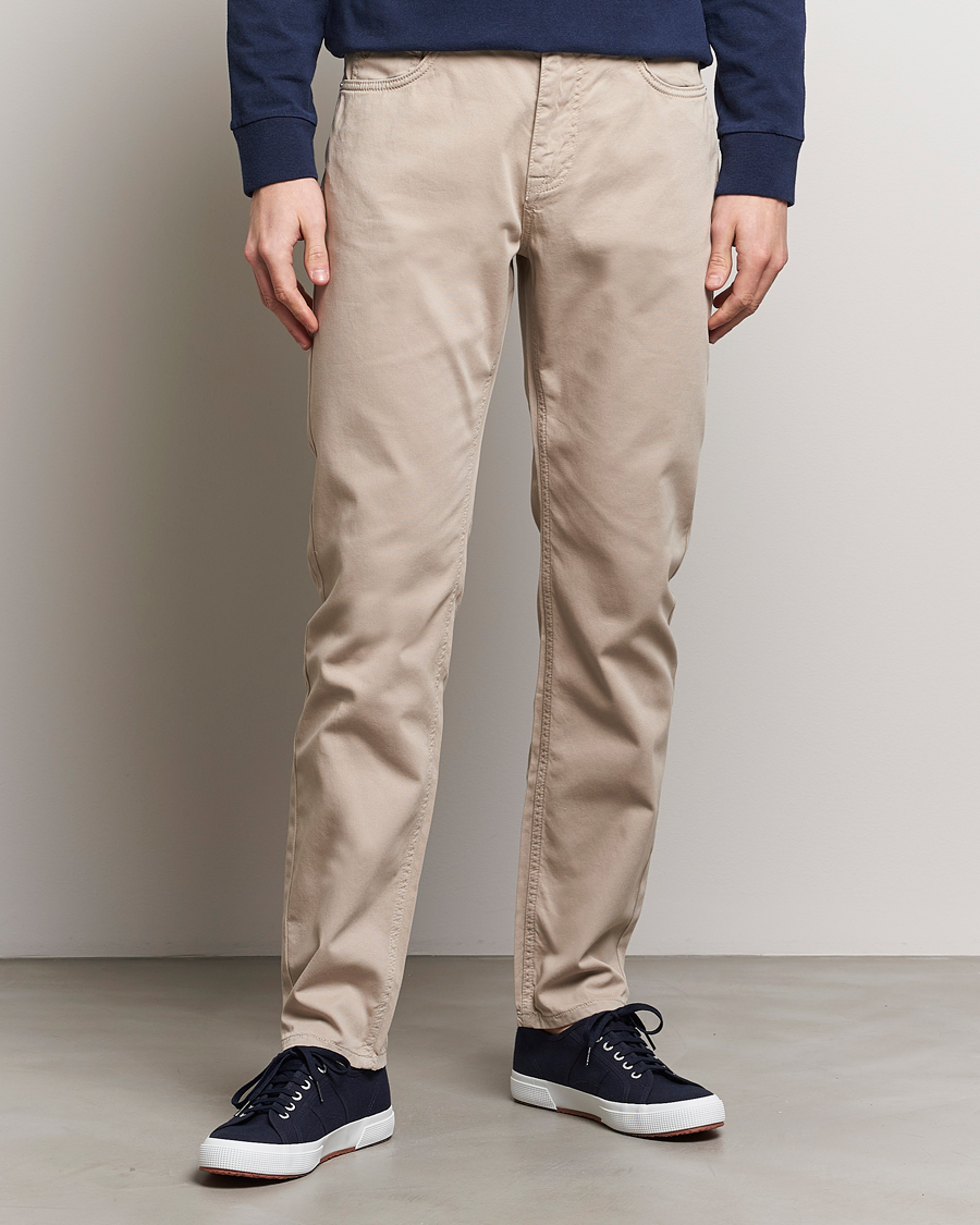 Herren | Neu im Onlineshop | Morris | James Structured 5-Pocket Trousers Khaki