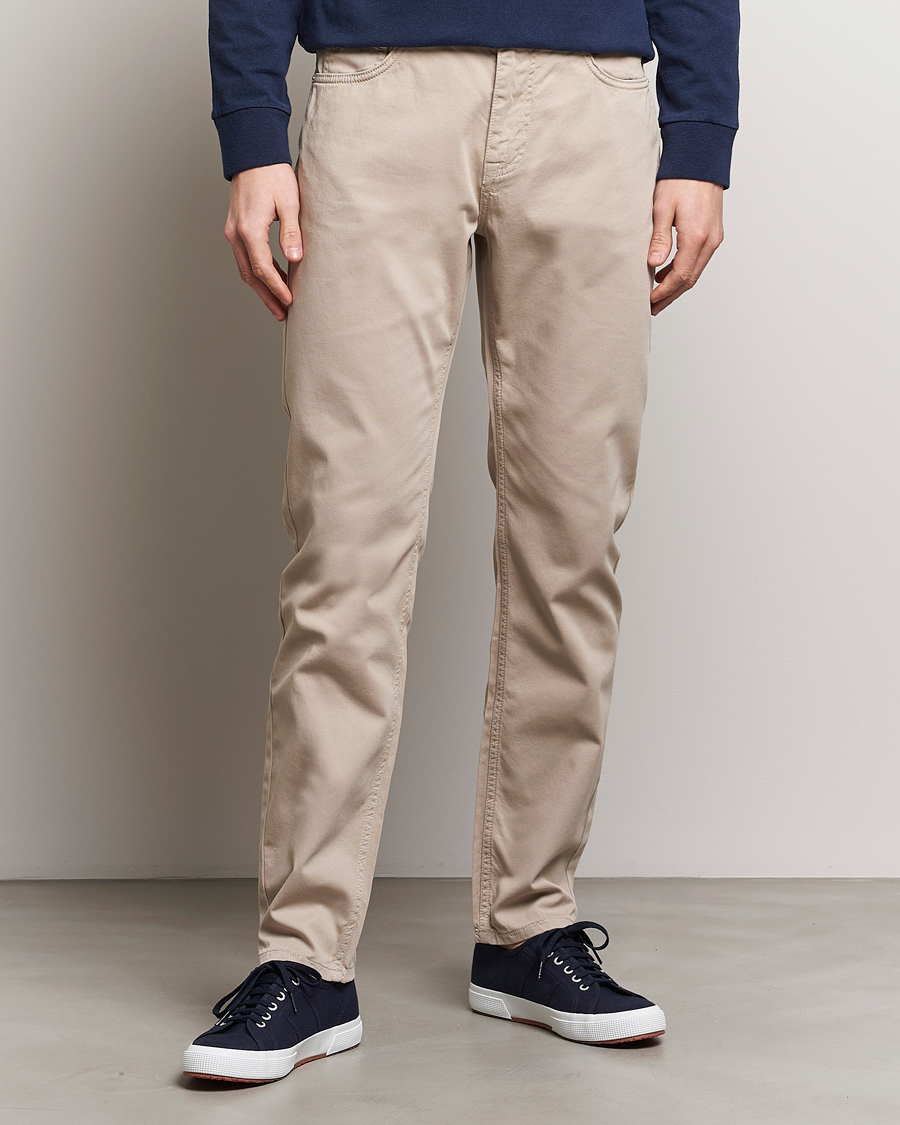 Herren | Treue-Rabatt für Stammkunden | Morris | James Structured 5-Pocket Trousers Khaki