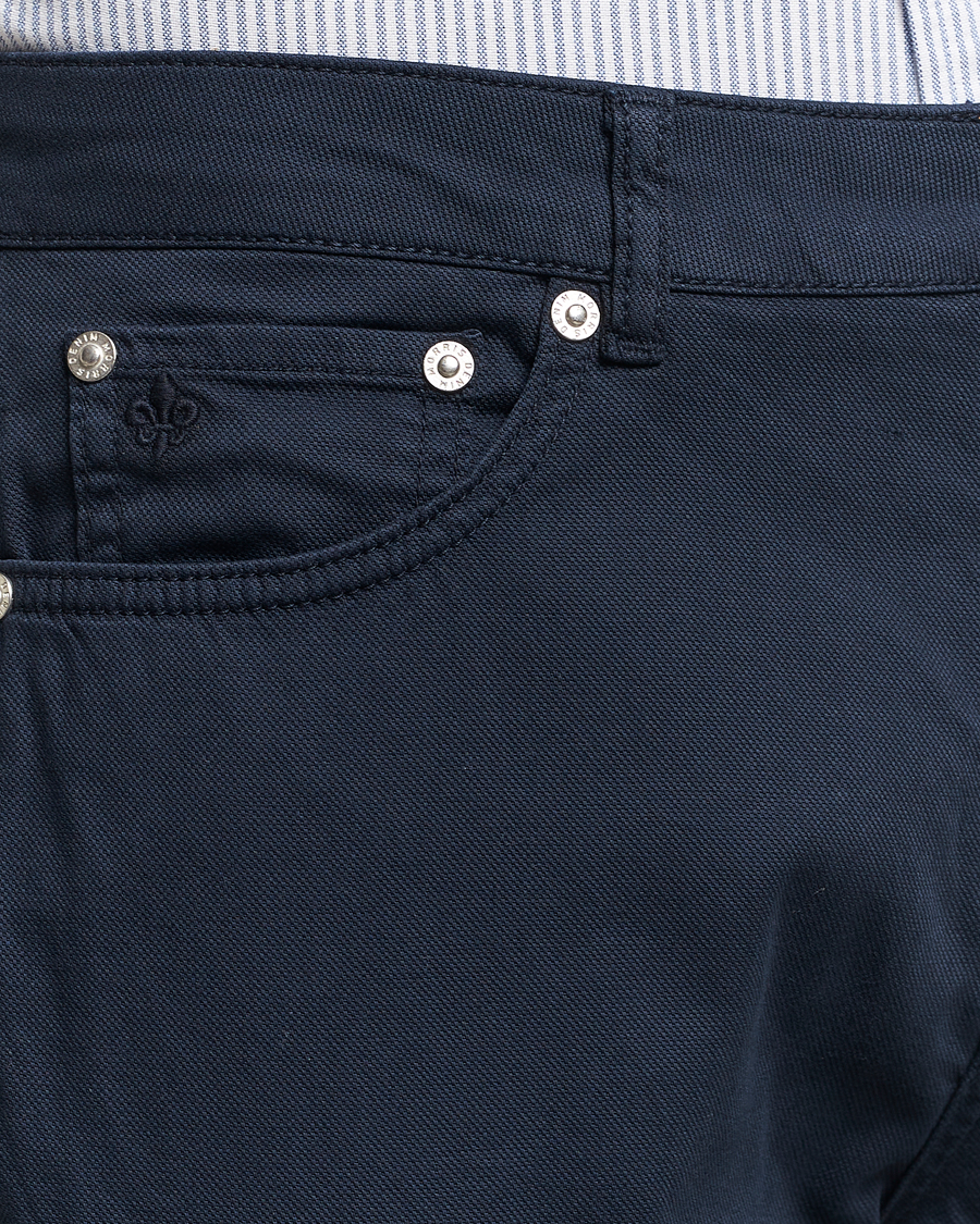 Herren | Hosen | Morris | James Structured 5-Pocket Trousers Blue
