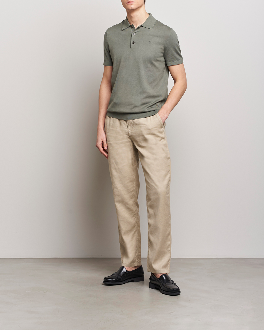 Herren | Hosen | Morris | Fenix Linen Slacks Khaki