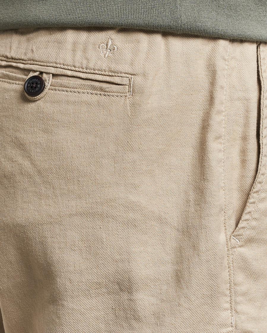 Herren | Hosen | Morris | Fenix Linen Slacks Khaki