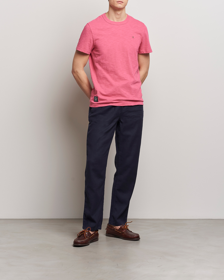 Herren | Hosen | Morris | Fenix Linen Slacks Blue