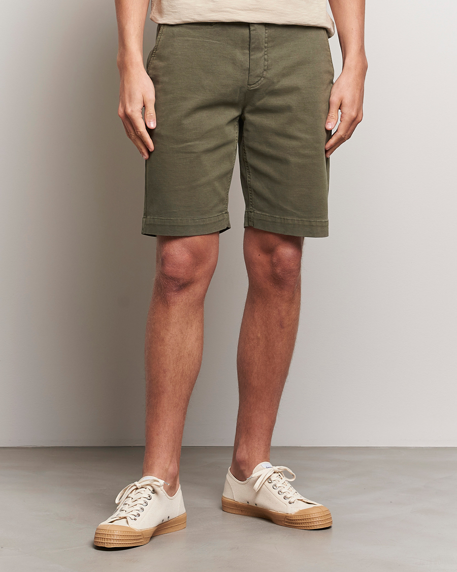 Herre | Tøj | Morris | Jeffrey Chino Shorts Olive