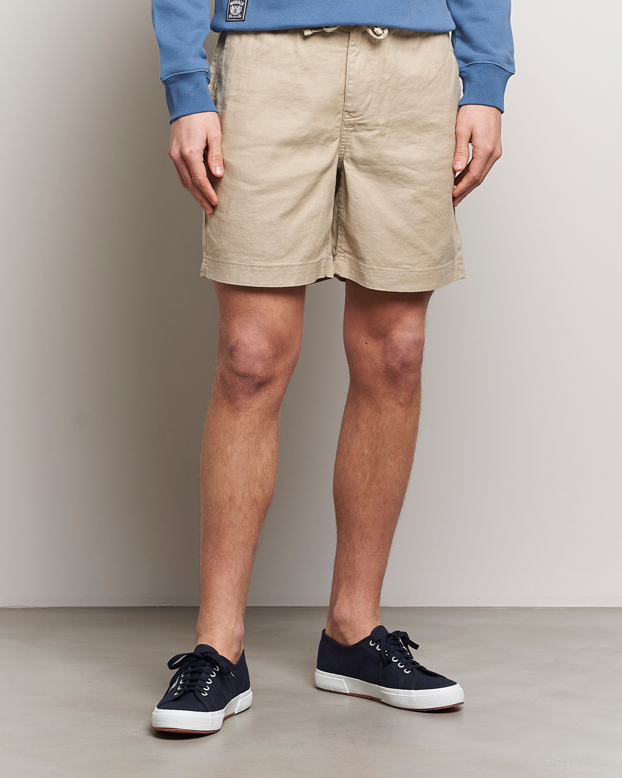 Herren | Shorts | Morris | Fenix Linen Shorts Khaki