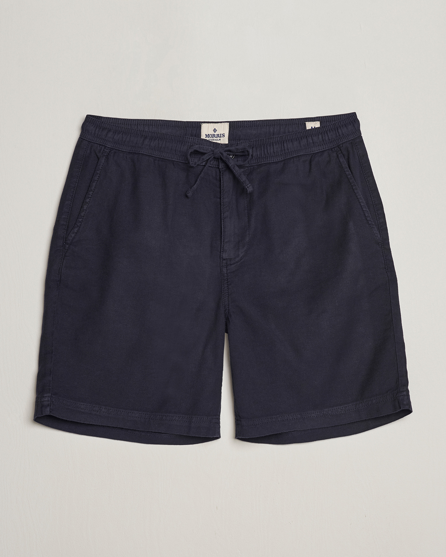 Herren | Shorts | Morris | Fenix Linen Shorts Navy