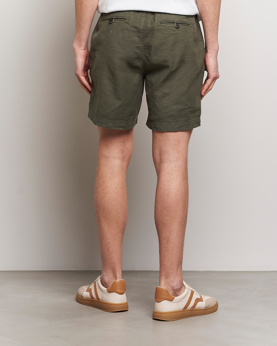 Herren | Shorts | Morris | Fenix Linen Shorts Olive