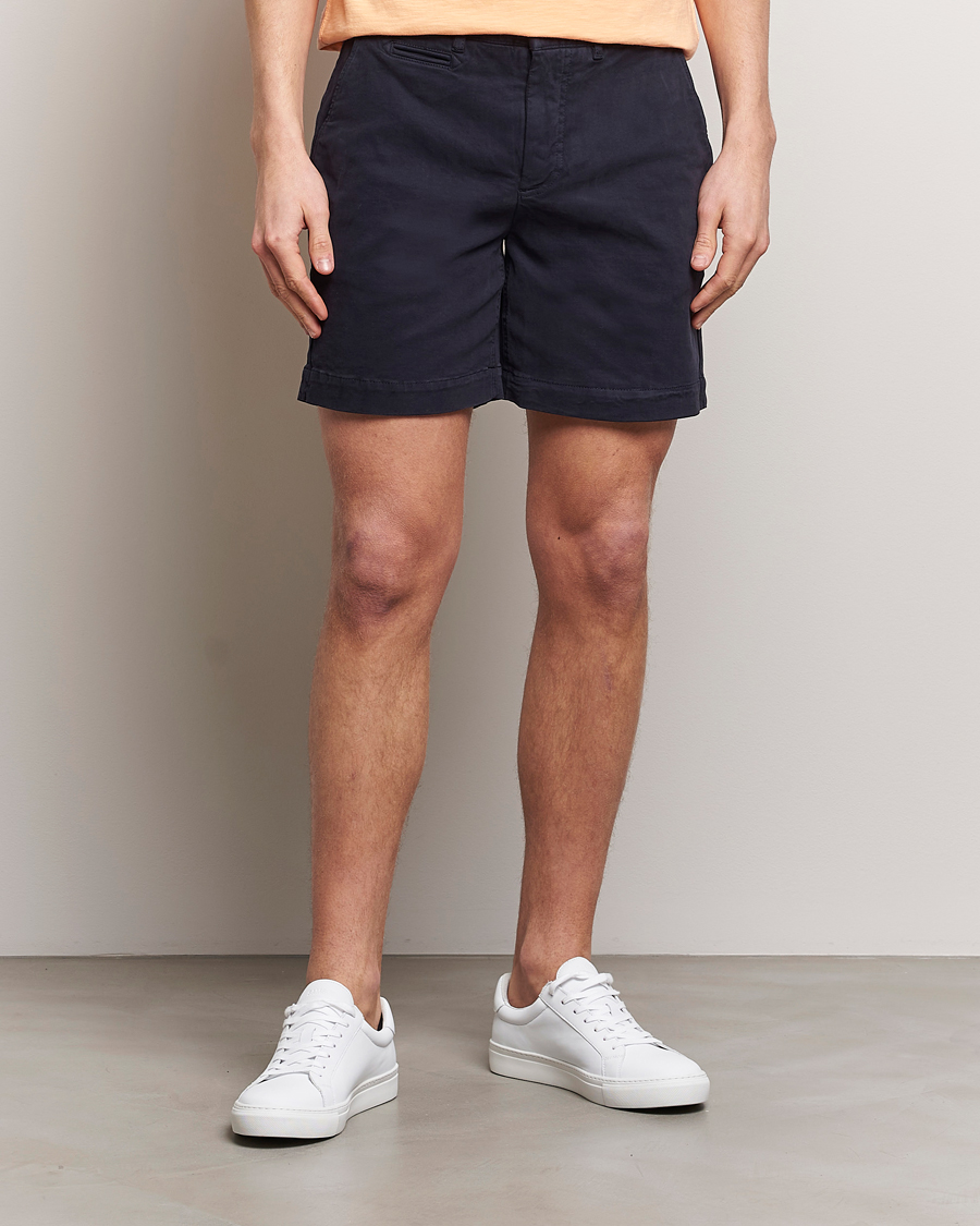 Herren | Neue Produktbilder | Morris | Jeffrey Short Chino Shorts Navy