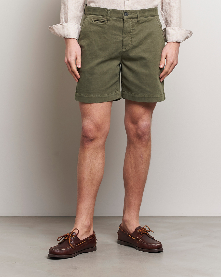 Herren | Neu im Onlineshop | Morris | Jeffrey Short Chino Shorts Olive