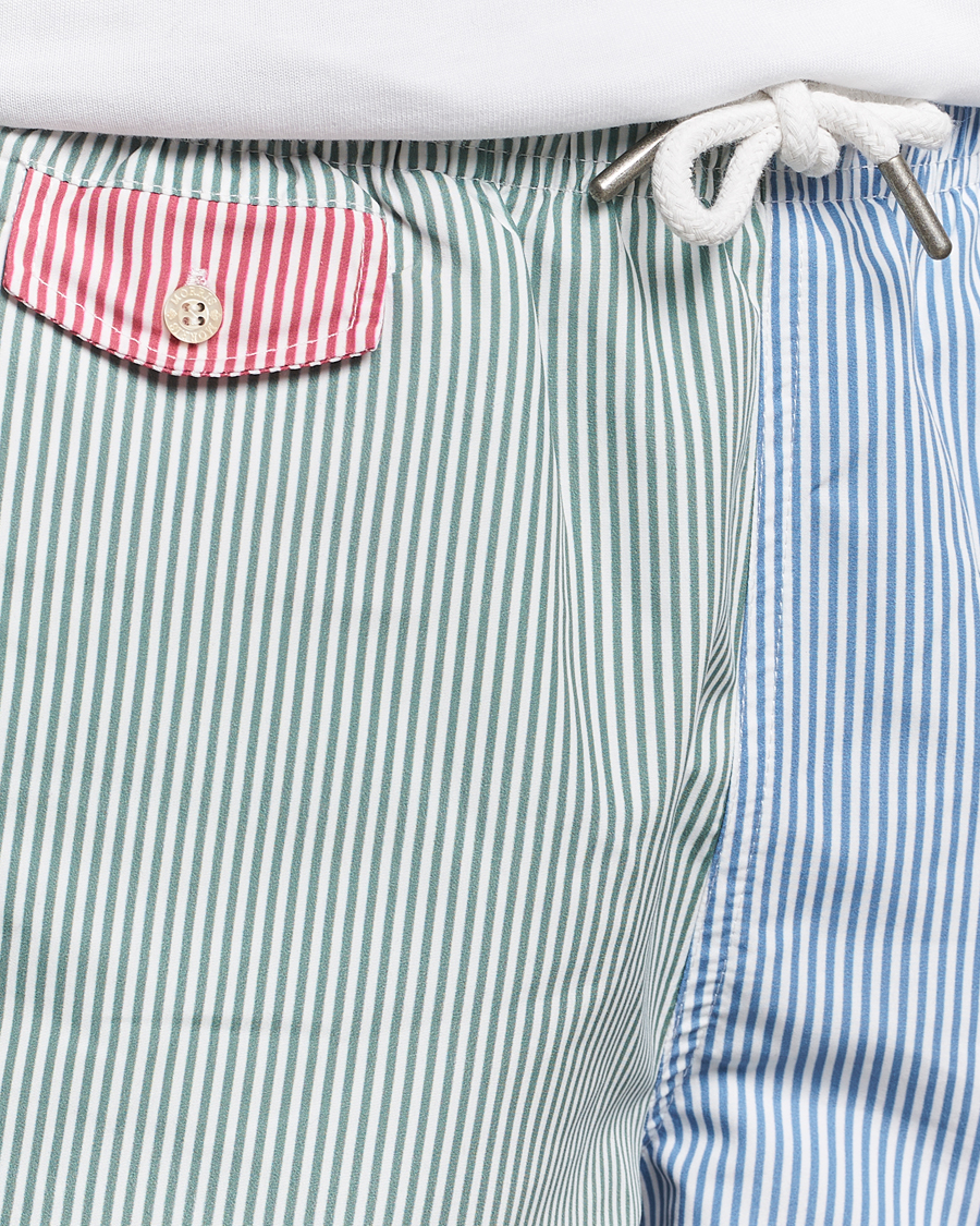 Herren | Badehosen | Morris | Mixed Stripe Bathing Trunks Off White