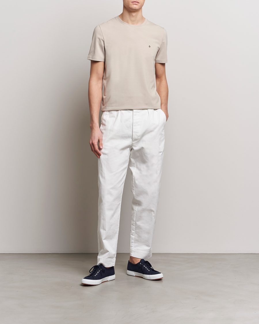 Herren | T-Shirts | Morris | James Crew Neck T-Shirt Khaki
