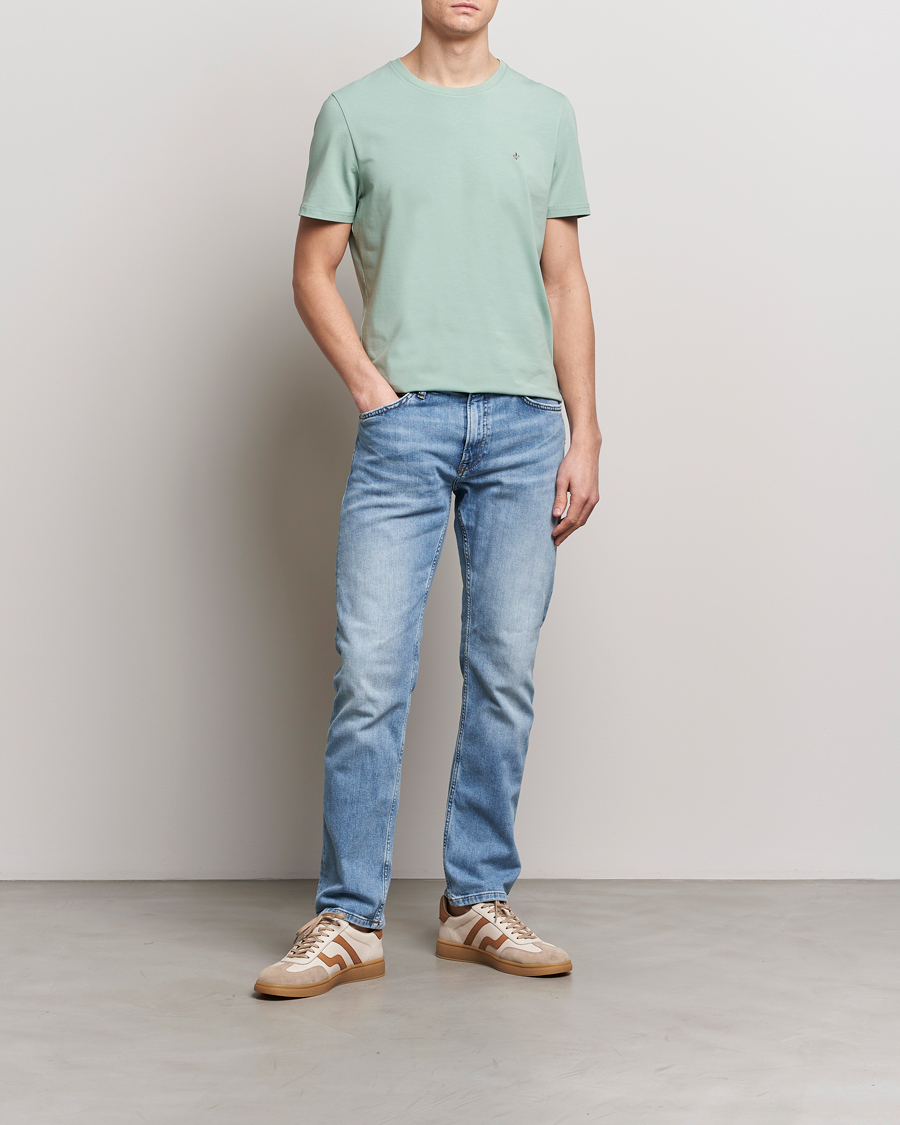 Herren | T-Shirts | Morris | James Crew Neck T-Shirt Light Green