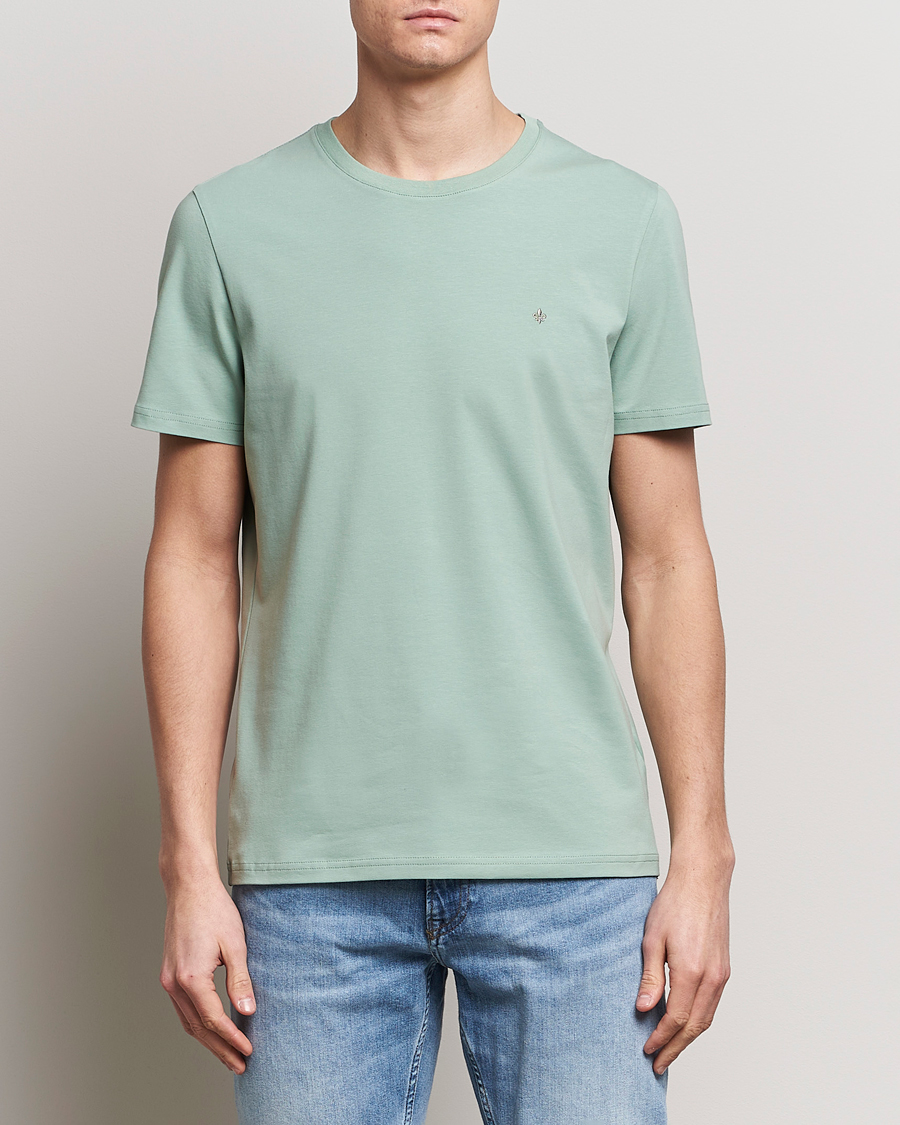 Herren |  | Morris | James Crew Neck T-Shirt Light Green