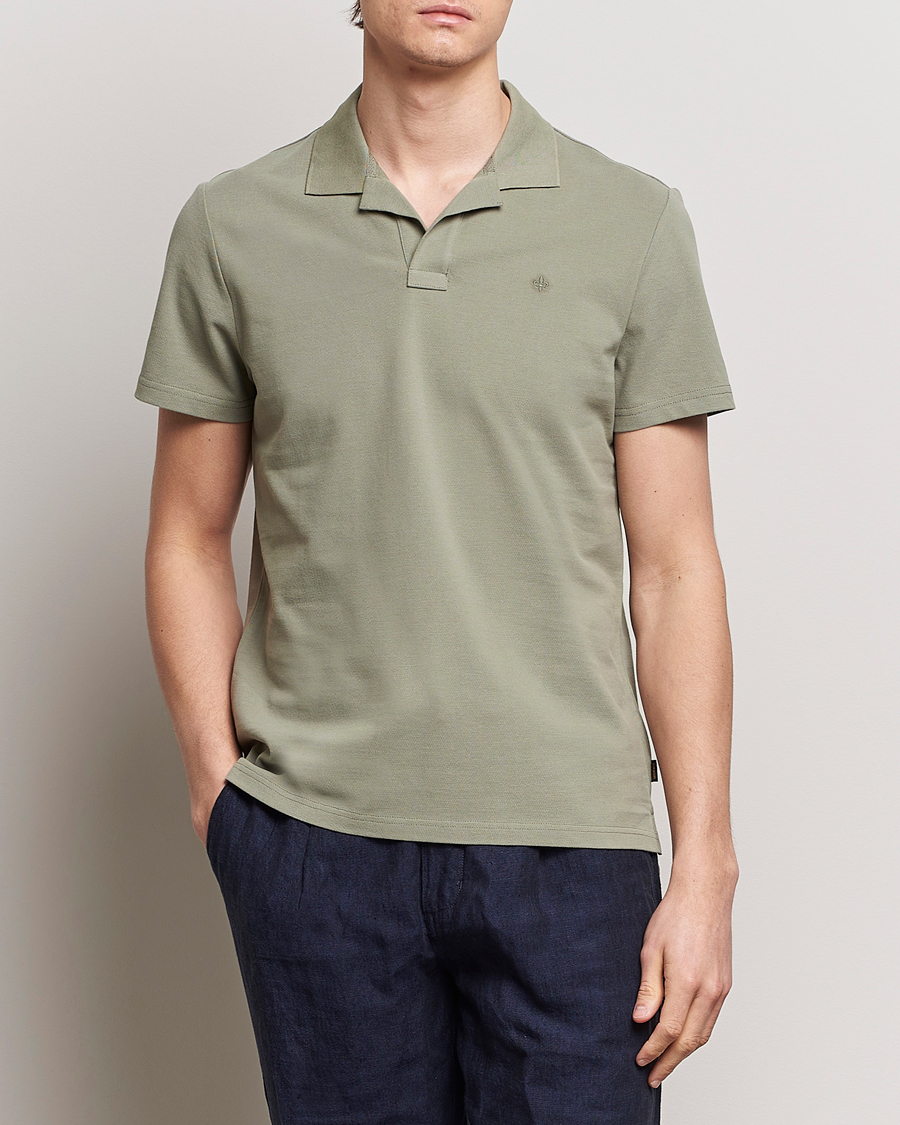Herren | Kurzarm-Poloshirts | Morris | Dylan Pique Shirt Green
