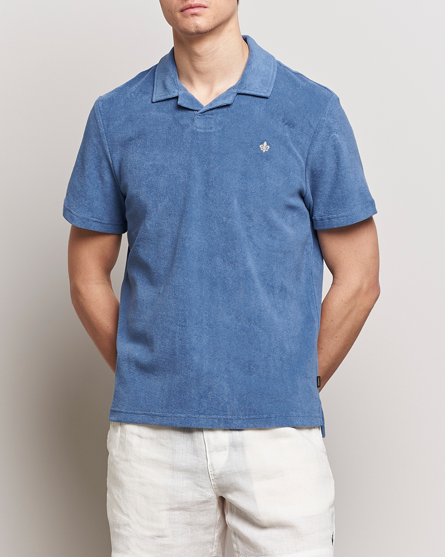 Herren | Poloshirt | Morris | Delon Terry Jersey Polo Blue