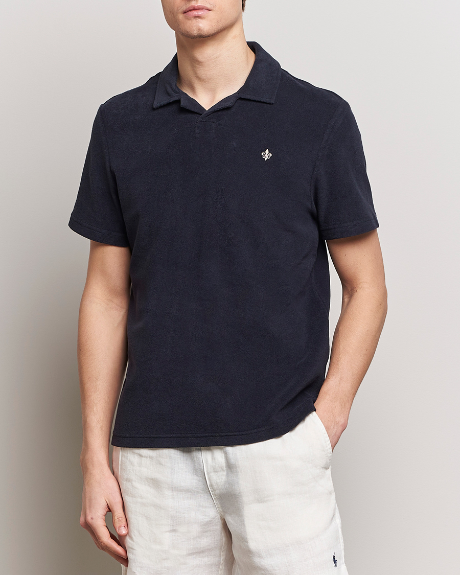 Herren | Poloshirt | Morris | Delon Terry Jersey Polo Old Blue