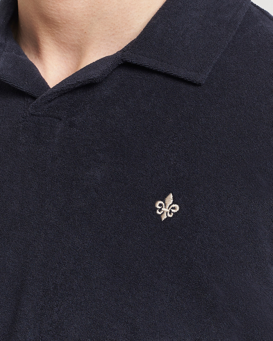 Herren | Poloshirts | Morris | Delon Terry Jersey Polo Old Blue
