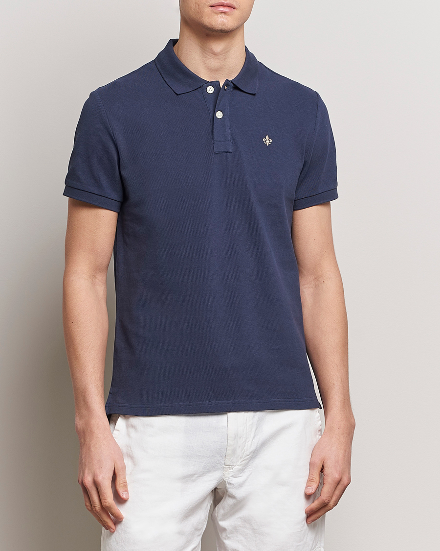 Herren | Kurzarm-Poloshirts | Morris | New Pique Blue