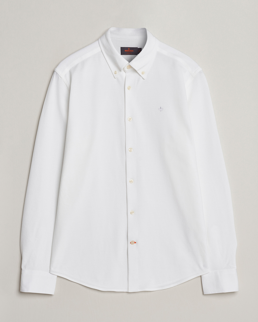 Herren | Hemden | Morris | Eddie Pique Shirt White