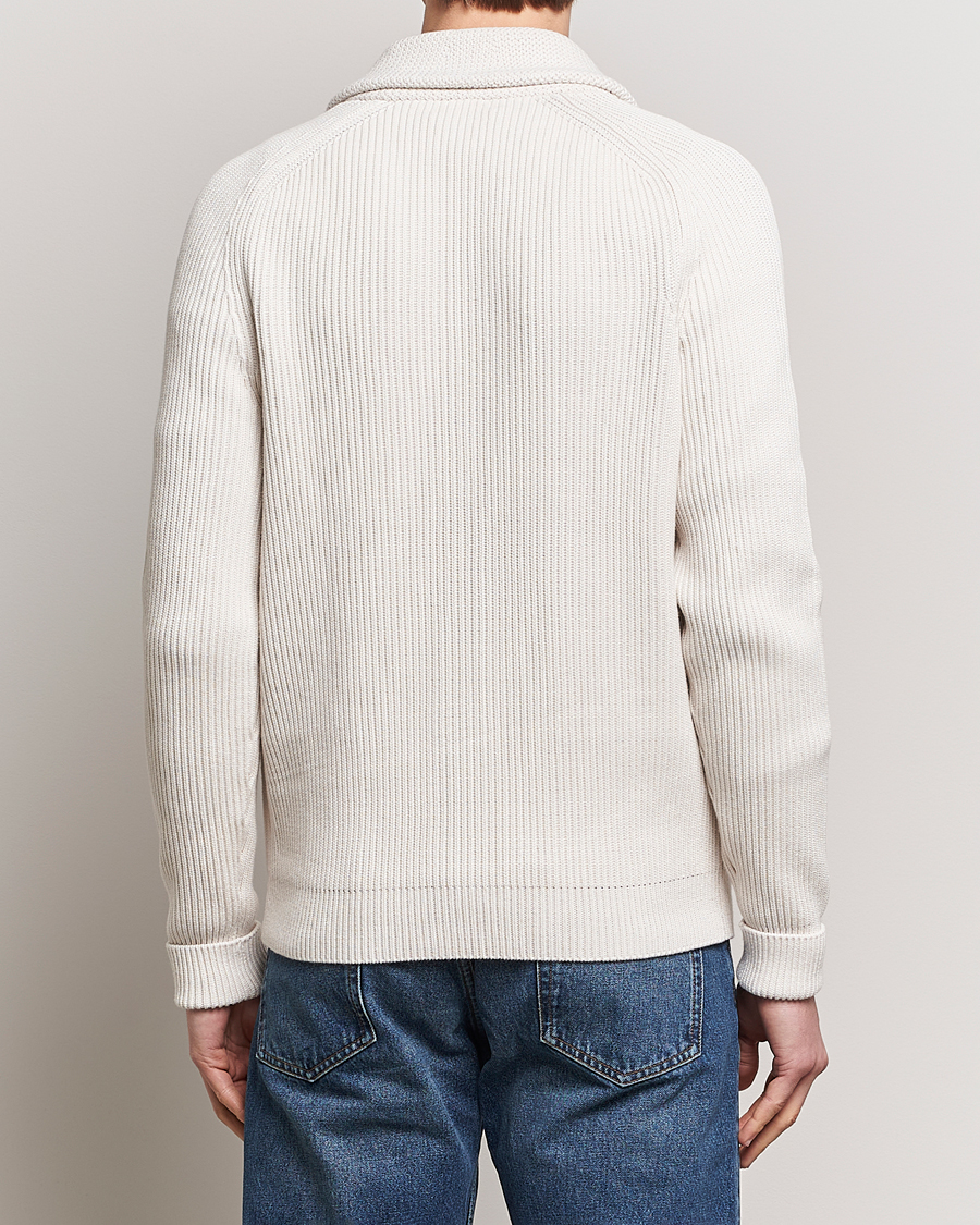 Herren | Pullover | Morris | Brayden Shawl Cardigan White