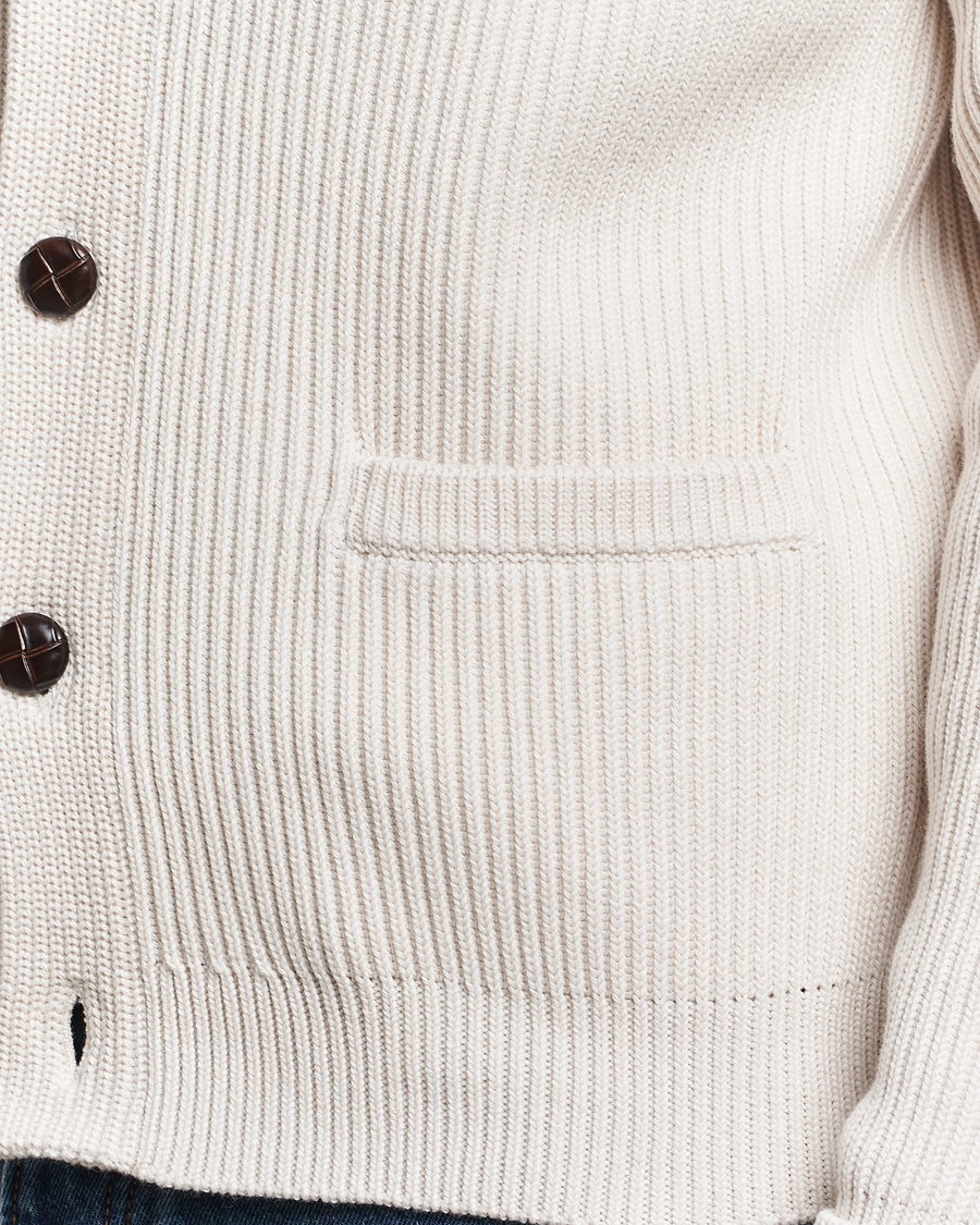 Herren | Pullover | Morris | Brayden Shawl Cardigan White
