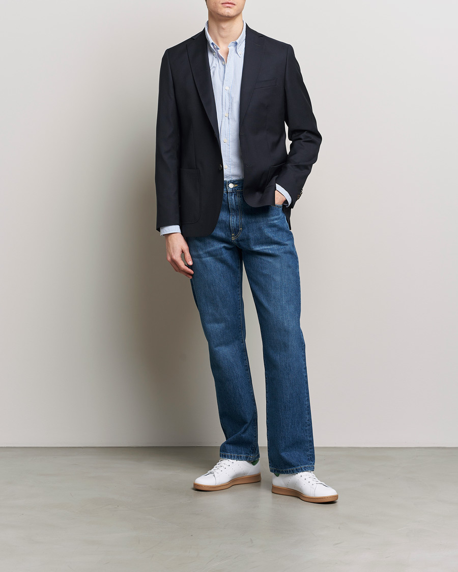Herren | Sakkos | Morris | Archie Navy Light Wool Blazer Navy