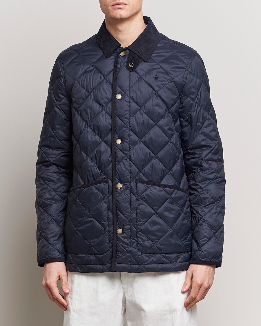 Herren | Klassische Jacken | Morris | Winston Quilted Jacket Old Blue