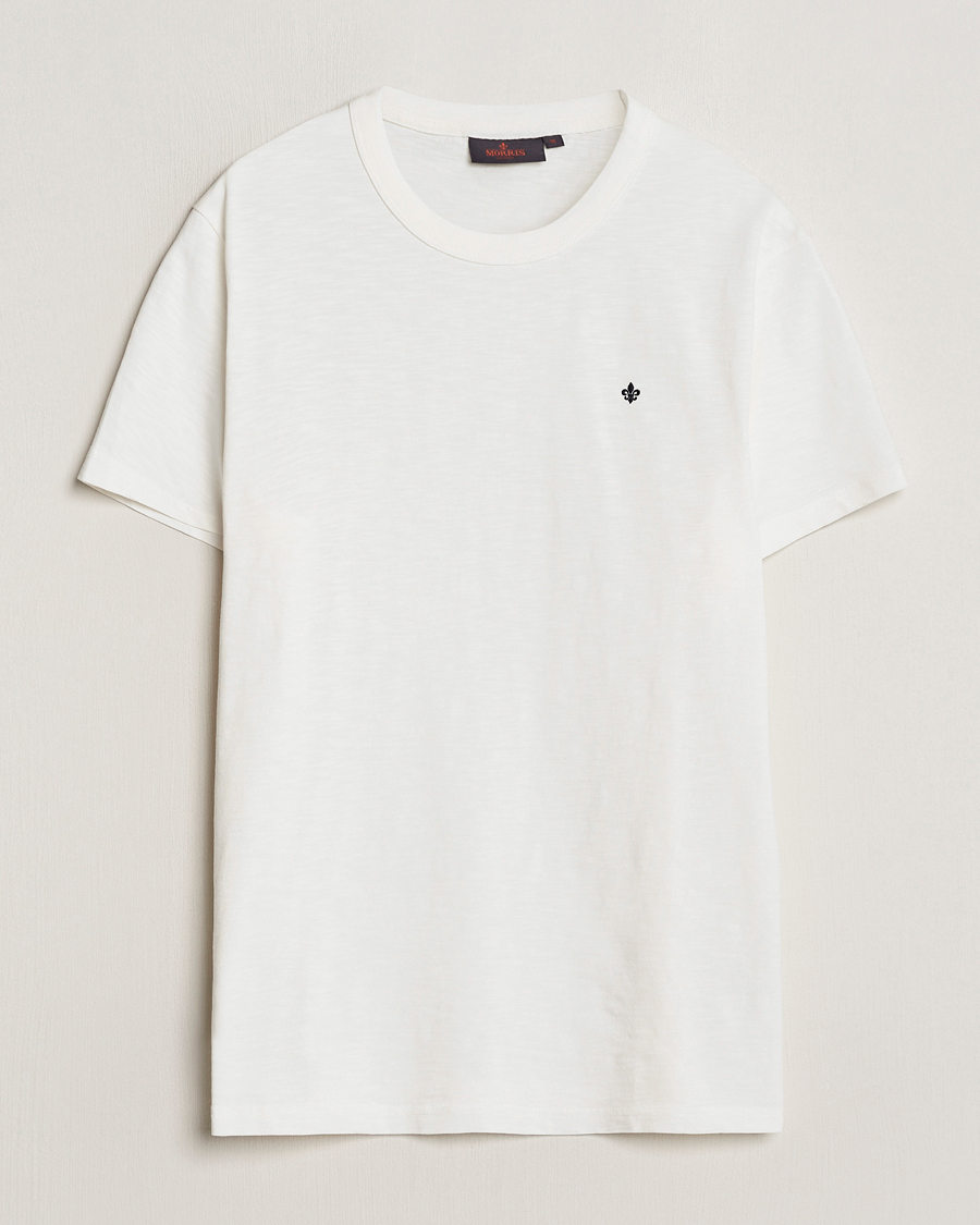 Herren | T-Shirts | Morris | Watson Slub Crew Neck T-Shirt Off White