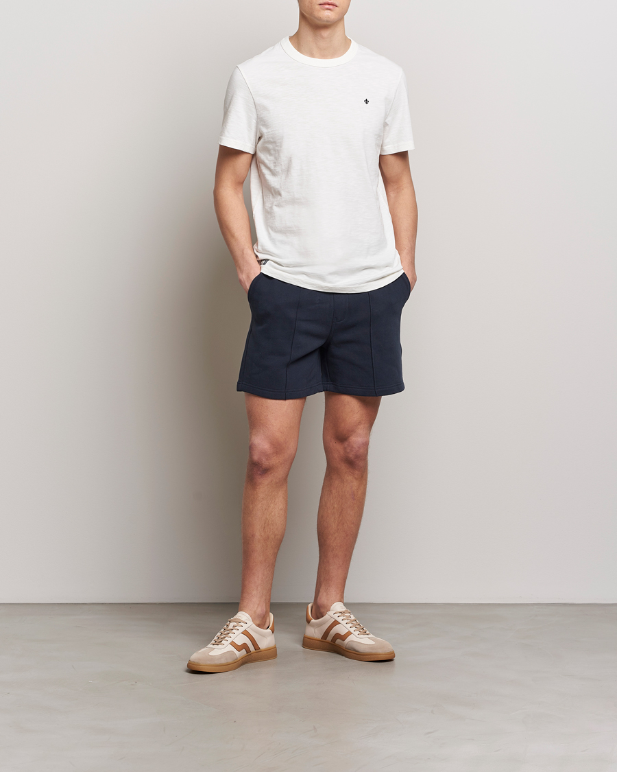 Herren | T-Shirts | Morris | Watson Slub Crew Neck T-Shirt Off White