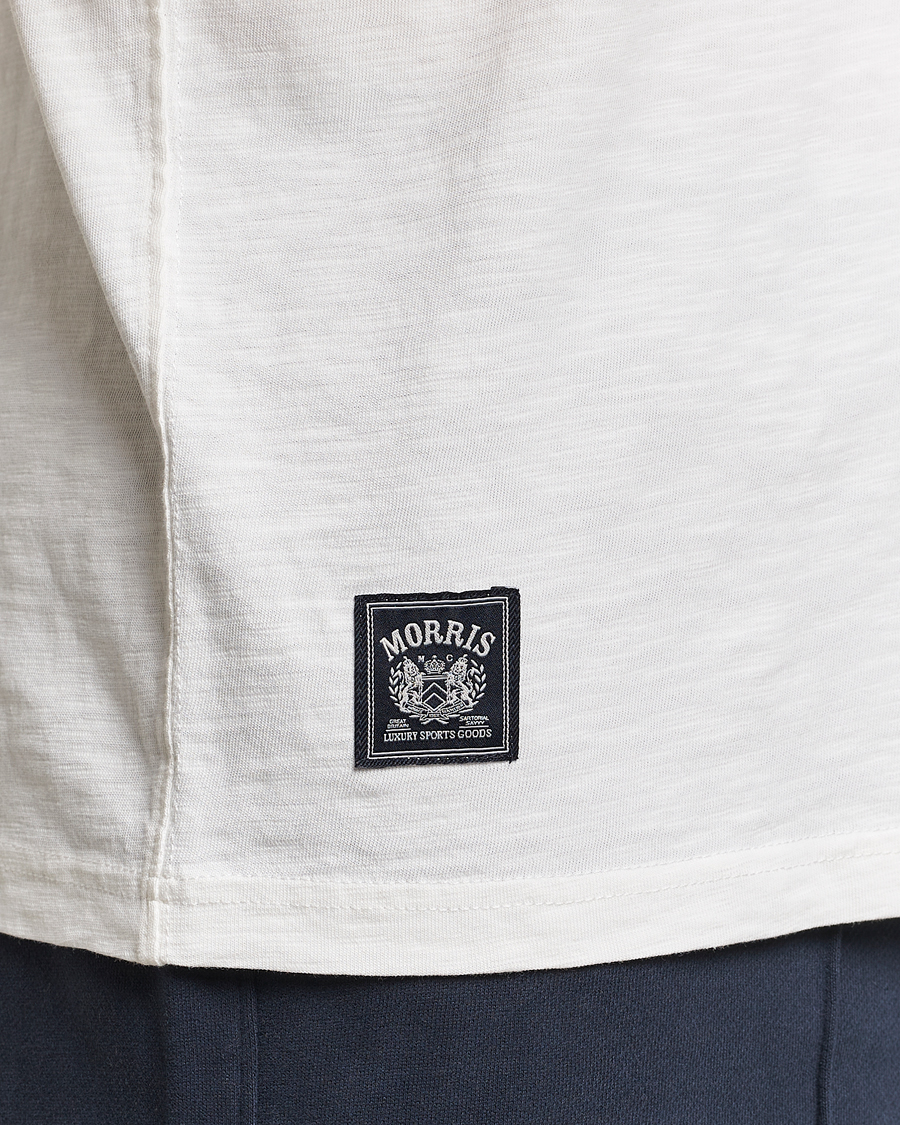 Herren | T-Shirts | Morris | Watson Slub Crew Neck T-Shirt Off White