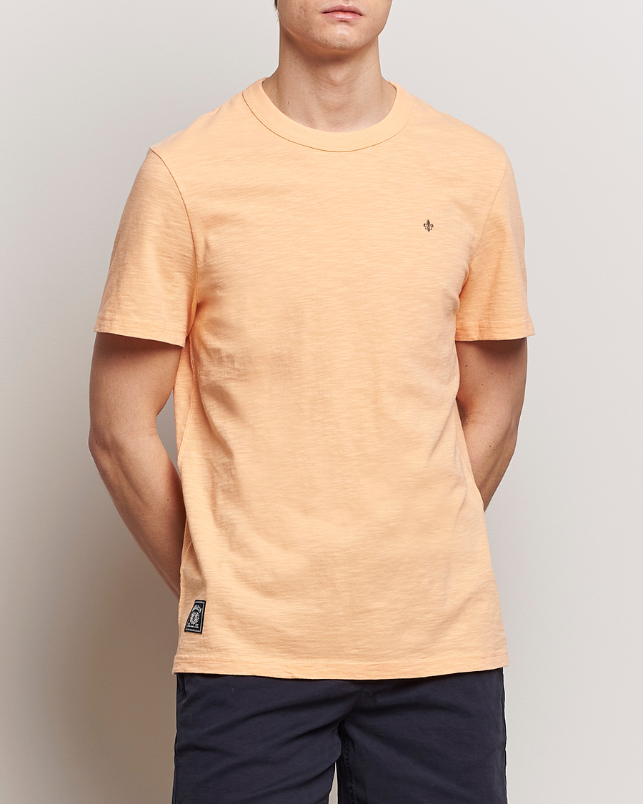 Herren | Kurzarm T-Shirt | Morris | Watson Slub Crew Neck T-Shirt Orange