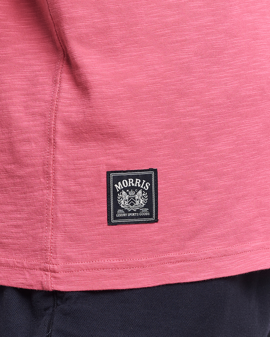 Herren | T-Shirts | Morris | Watson Slub Crew Neck T-Shirt Pink