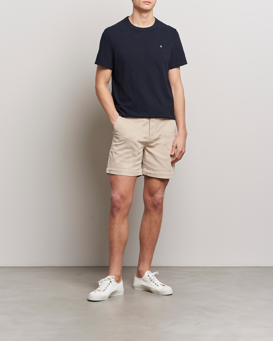 Herren | T-Shirts | Morris | Watson Slub Crew Neck T-Shirt Old Blue