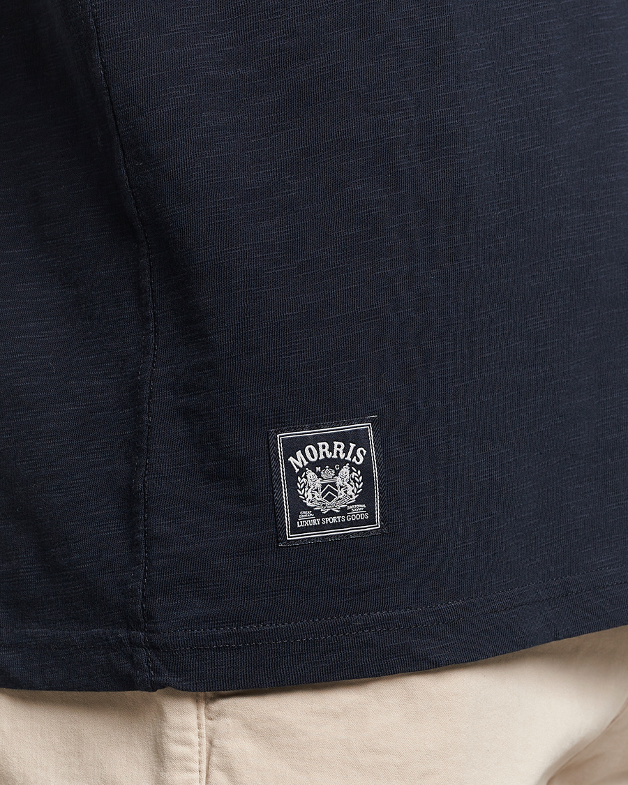 Herren | T-Shirts | Morris | Watson Slub Crew Neck T-Shirt Old Blue