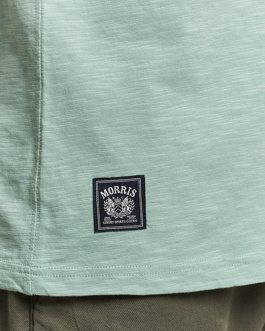 Herren | T-Shirts | Morris | Watson Slub Crew Neck T-Shirt Light Green